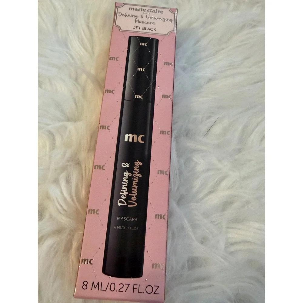 Marie Claire Paris Defining & Volumizing Mascara Jet Black 8ml Argan Oil Infused